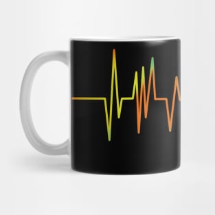 Heartbeat Jigsaw Puzzle Autism Awareness Mug